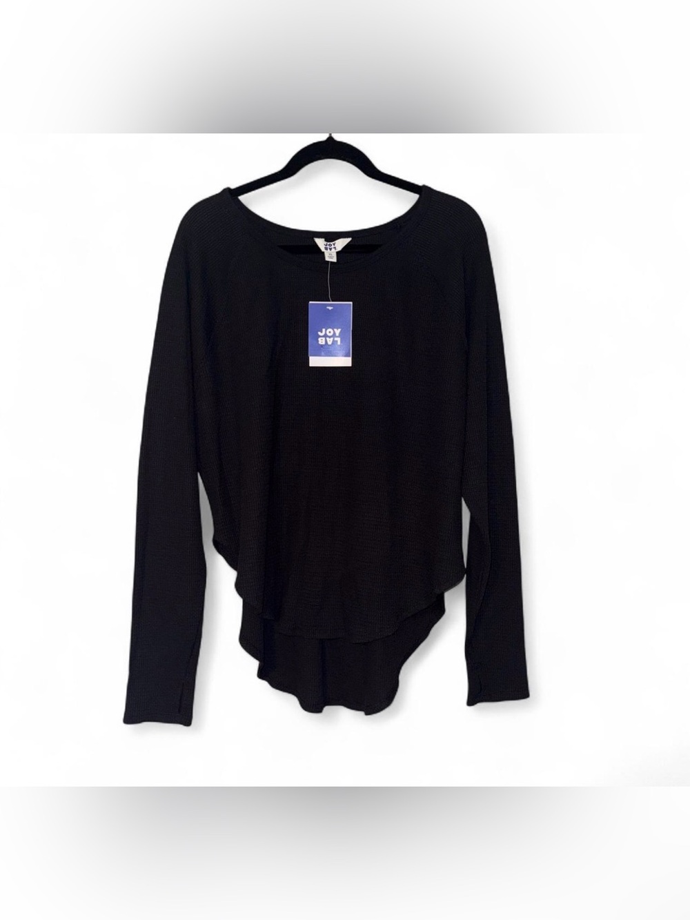 NWT JOYLAB Women’s Waffle Leggings- Friendly Long Sleeve Top black Sz XL ✨